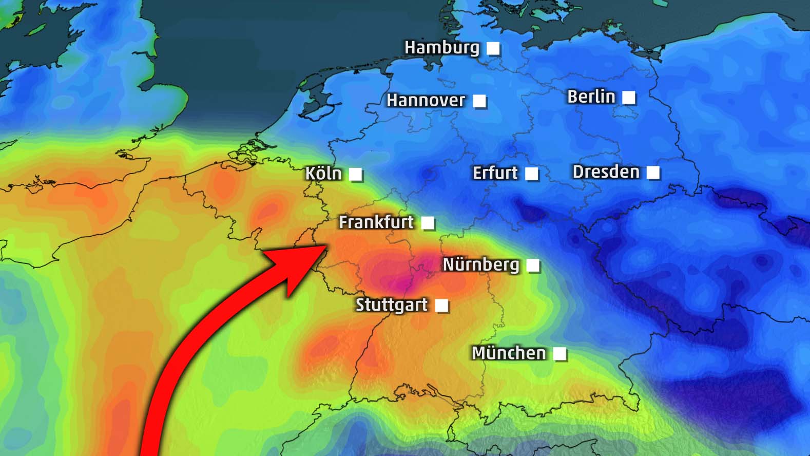 Der Frost in den N&auml;chten ist noch da, aber nicht mehr lange. Denn ein Schwall W&uuml;stenluft beschert uns ein paar frostfreie N&auml;chte.