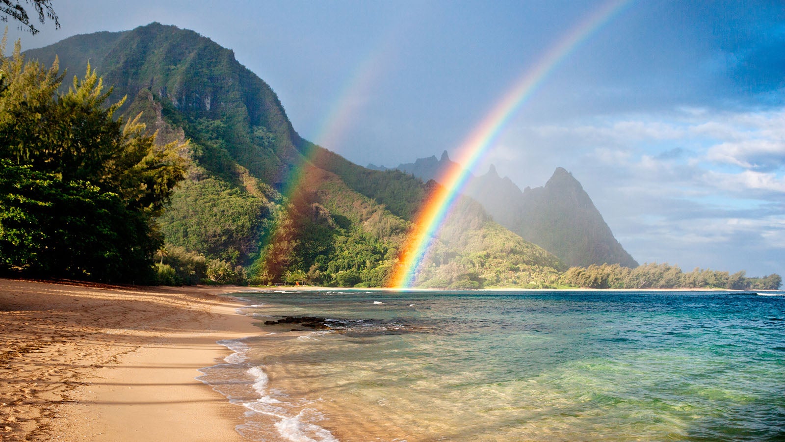 Hawaii begeistert mit seinen Regenbogen.