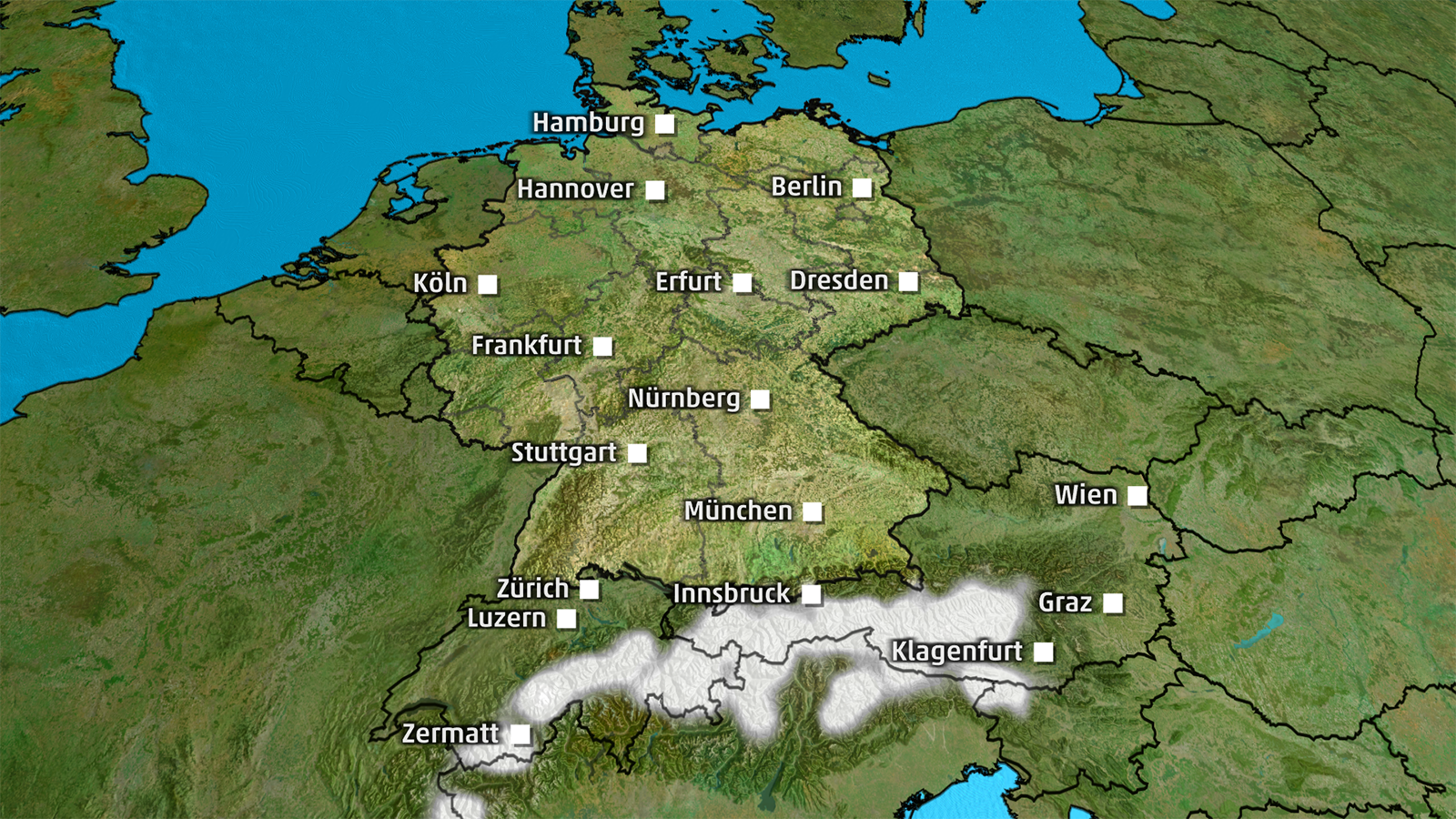 Wintereinbruch in den Alpen: Es schneit am Wochenende bis auf 600 Meter