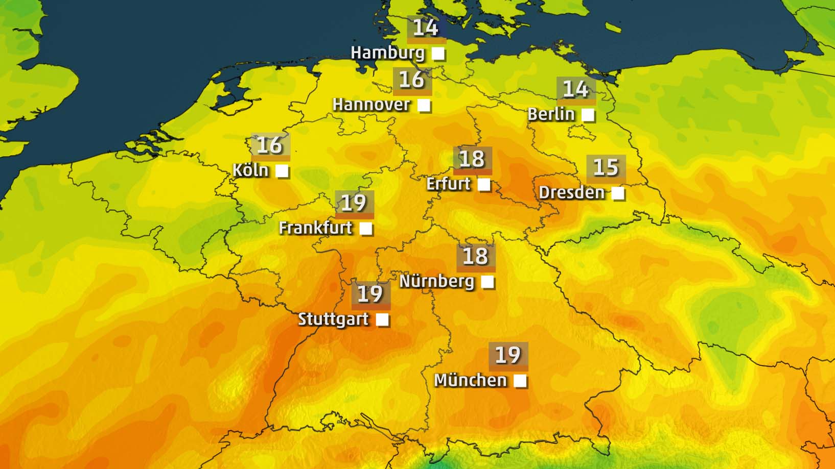 Sp&auml;tsommerliche W&auml;rme: Deutschland erlebt am Wochenende nochmal bis zu 20 Grad.