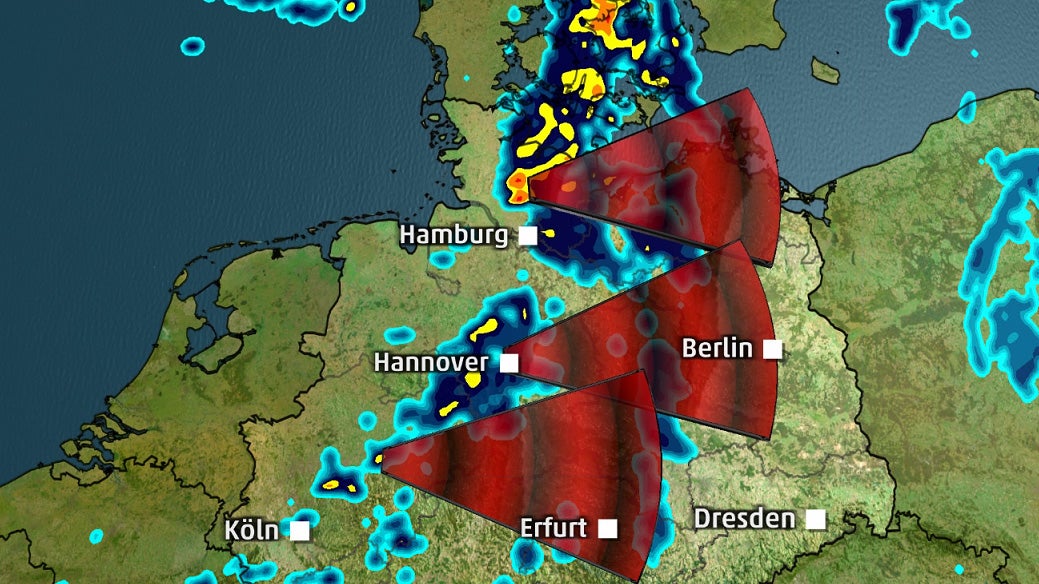 Die Gefahr von Kaltluft-Tornados ist am Donnerstag in mehreren Regionen erh&ouml;ht.