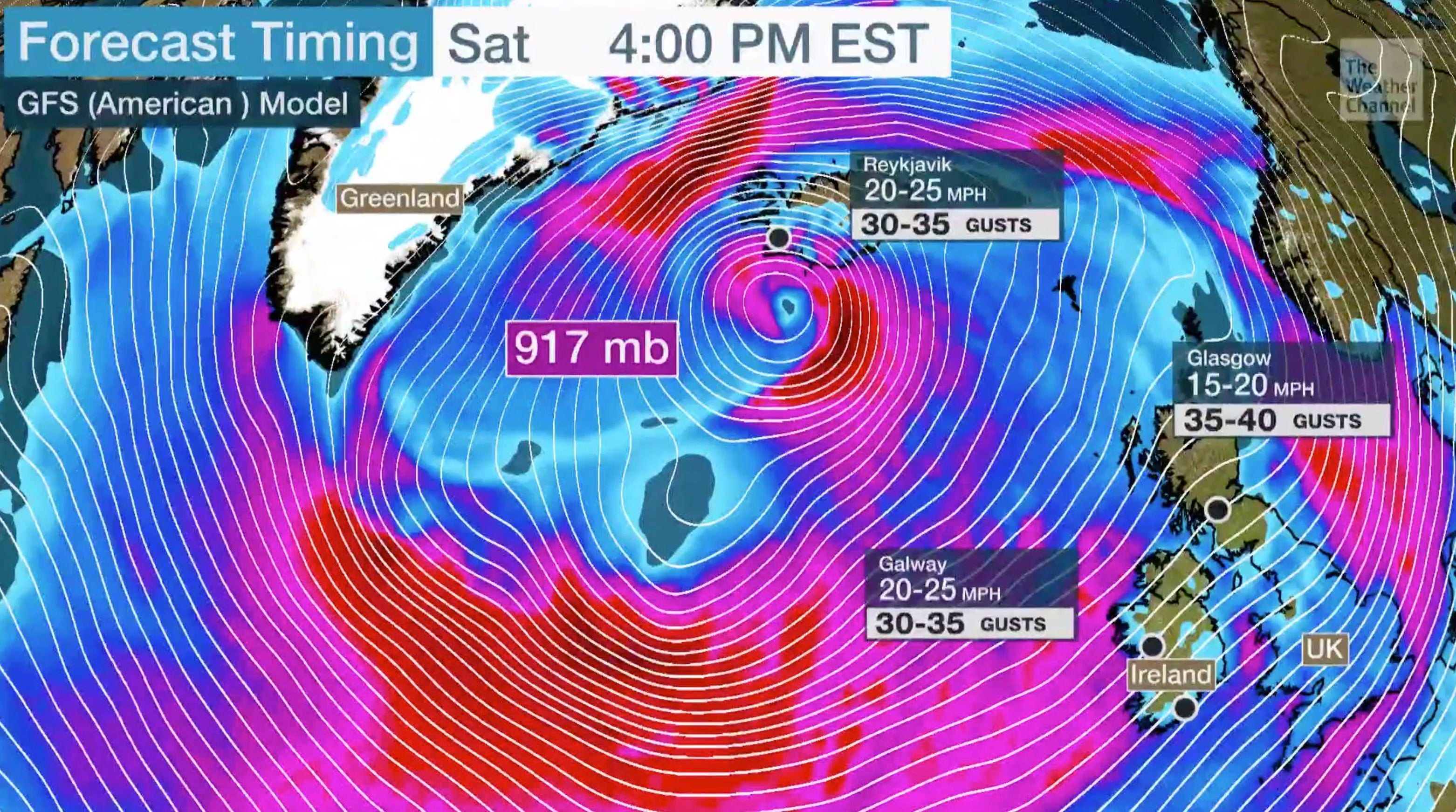 Bomb Cyclone Storm Dennis Could Top North Atlantic Records The