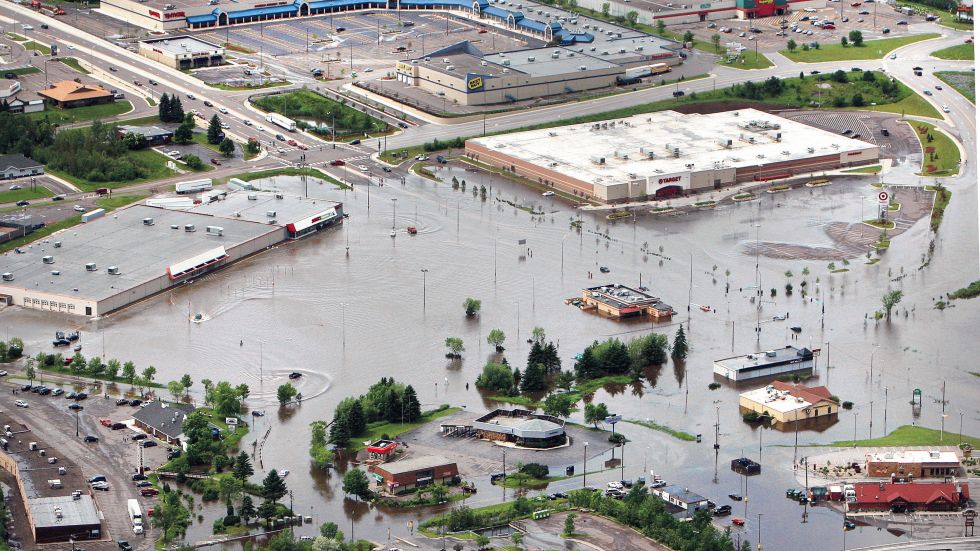 Photos Duluth Reels from Floods The Weather Channel