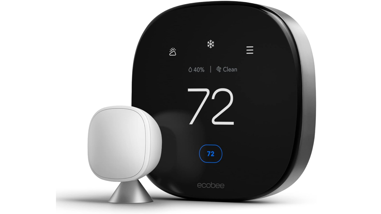 ecobee Smart Thermostat Premium with Smart Sensor and Air Quality Monitor