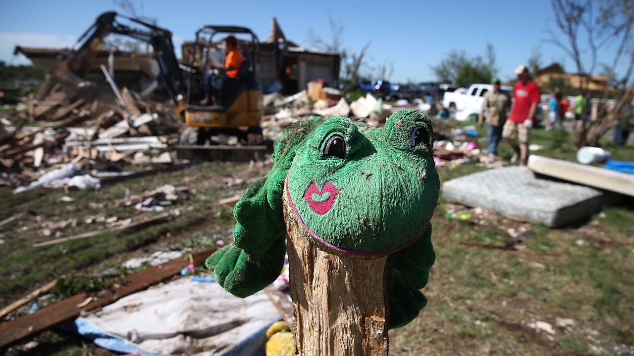 <<enter caption here>> on June 1, 2013 in El Reno, Oklahoma.