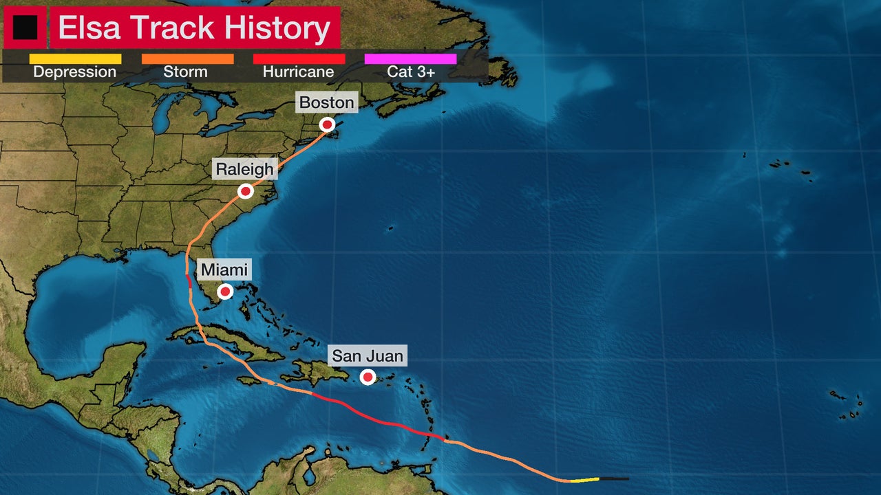 Hurricane Elsa Recap: First Atlantic Hurricane of 2021 (Photos ...
