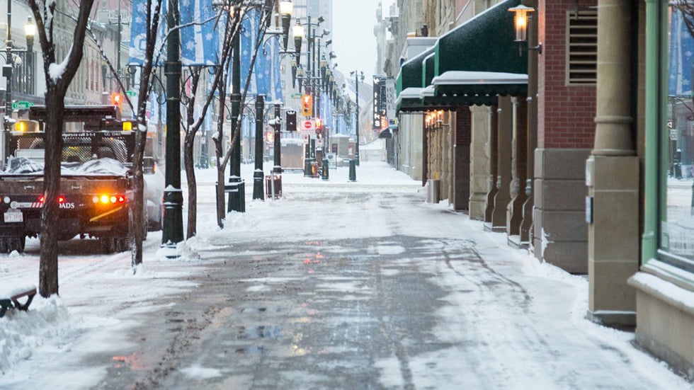 Roads Department Ready for Winter in Calgary The Weather Channel