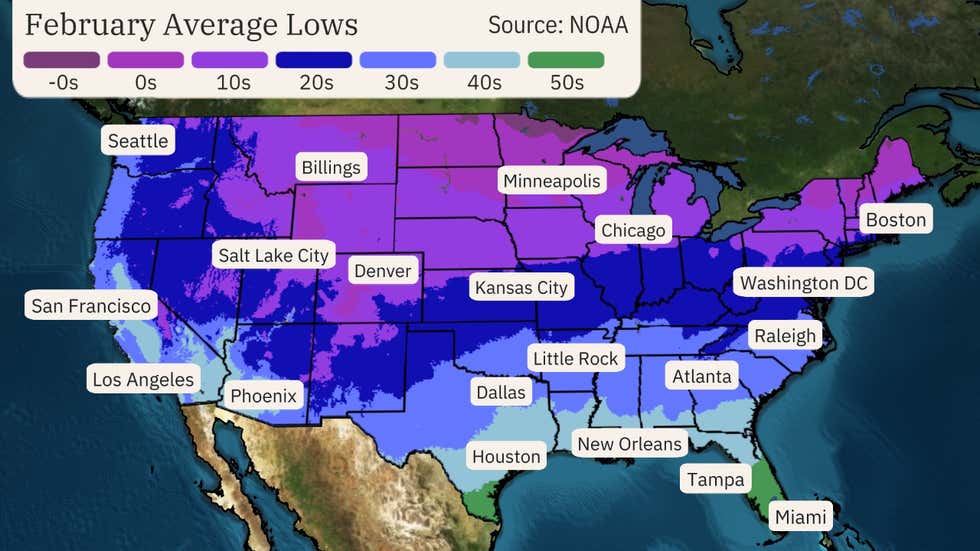 How Average Temperatures Typically Rise Into Spring In The US | Weather.com