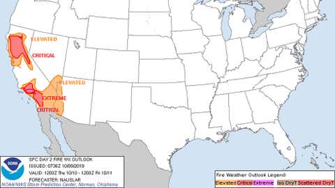 Curfew Emergency Declared In California Due To Wildfire Threat Power Shut Off For 500 000 The Weather Channel Articles From The Weather Channel Weather Com
