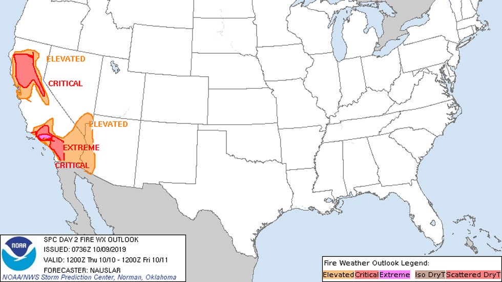 Curfew Emergency Declared In California Due To Wildfire Threat Power Shut Off For 500 000 The Weather Channel Articles From The Weather Channel Weather Com