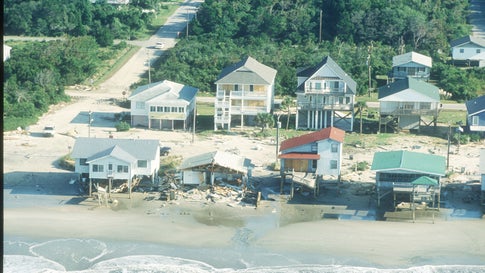 Worsening North Carolina Tropical Cyclone Induced Coastal