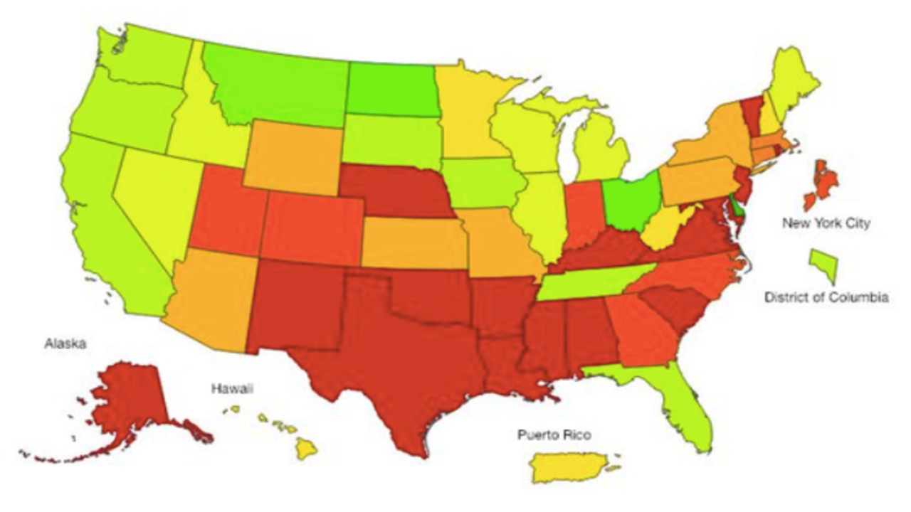 Which States Have The Greatest Flu Risk Which States Have The Greatest Flu Risk
