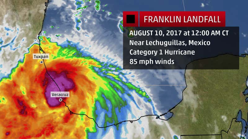 Hurricane Franklin Brought Heavy Rain To Mexico (RECAP) The Weather