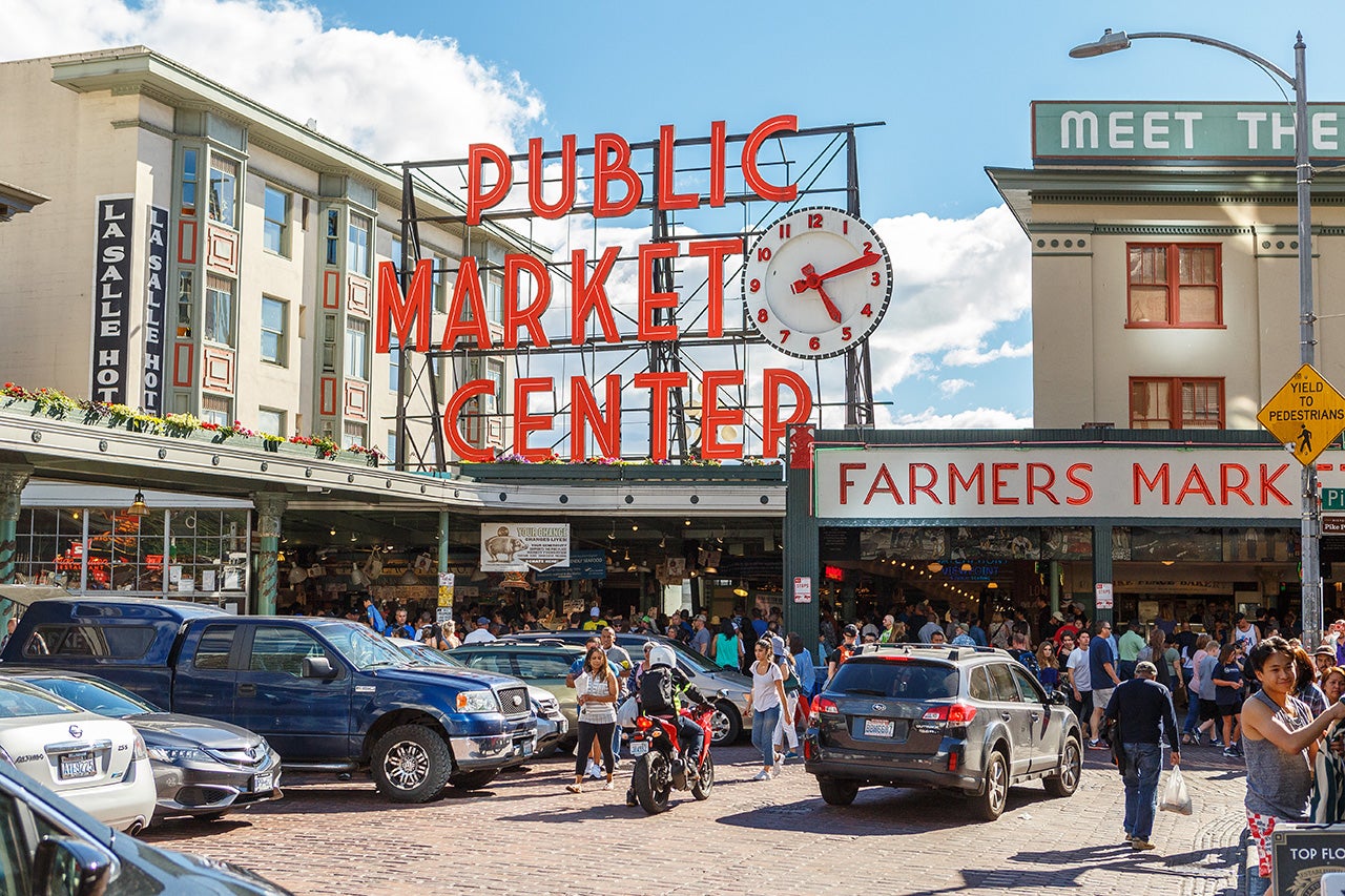 Pike&rsquo;s Place Market in Seattle, Wash., is one of the oldest and longest running public markets in the country. (Getty Images)