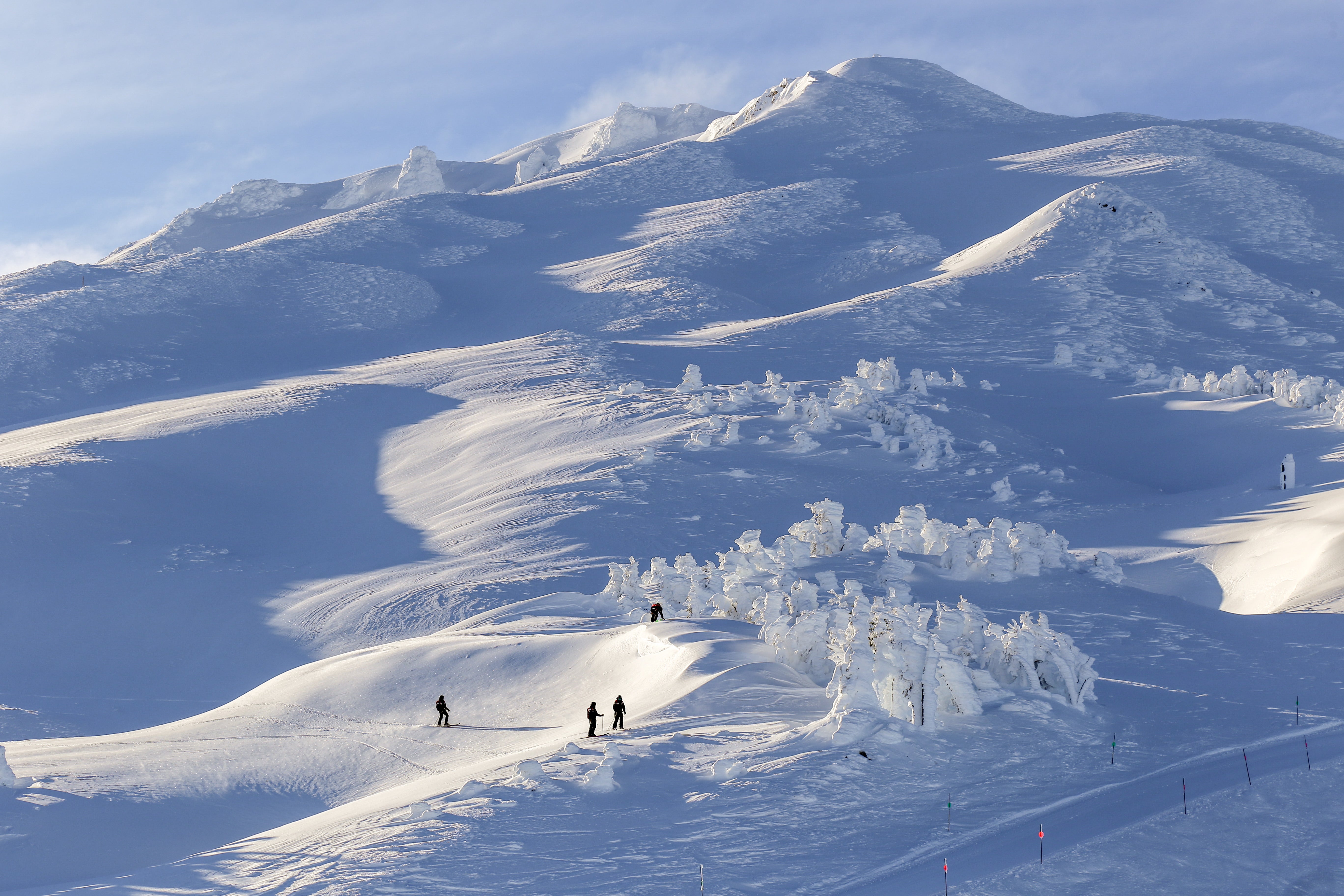 Skiers take to Mount Bachelor in Bend, Ore. (Getty Images)