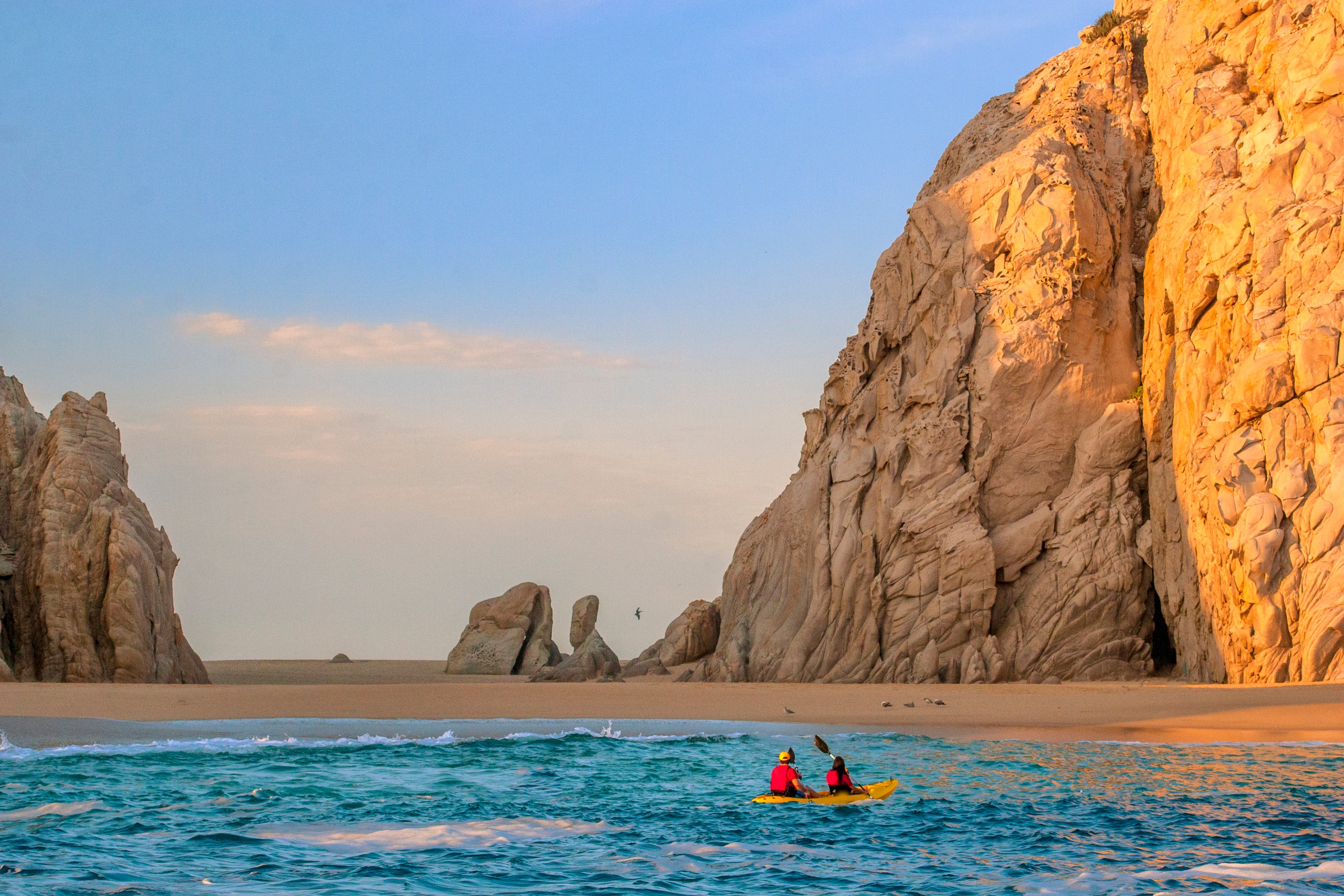 Playa del Amor, or Lover&rsquo;s Beach, is a beach in Mexico&rsquo;s Cabo San Lucas that is reached only by boat. (Getty Images)