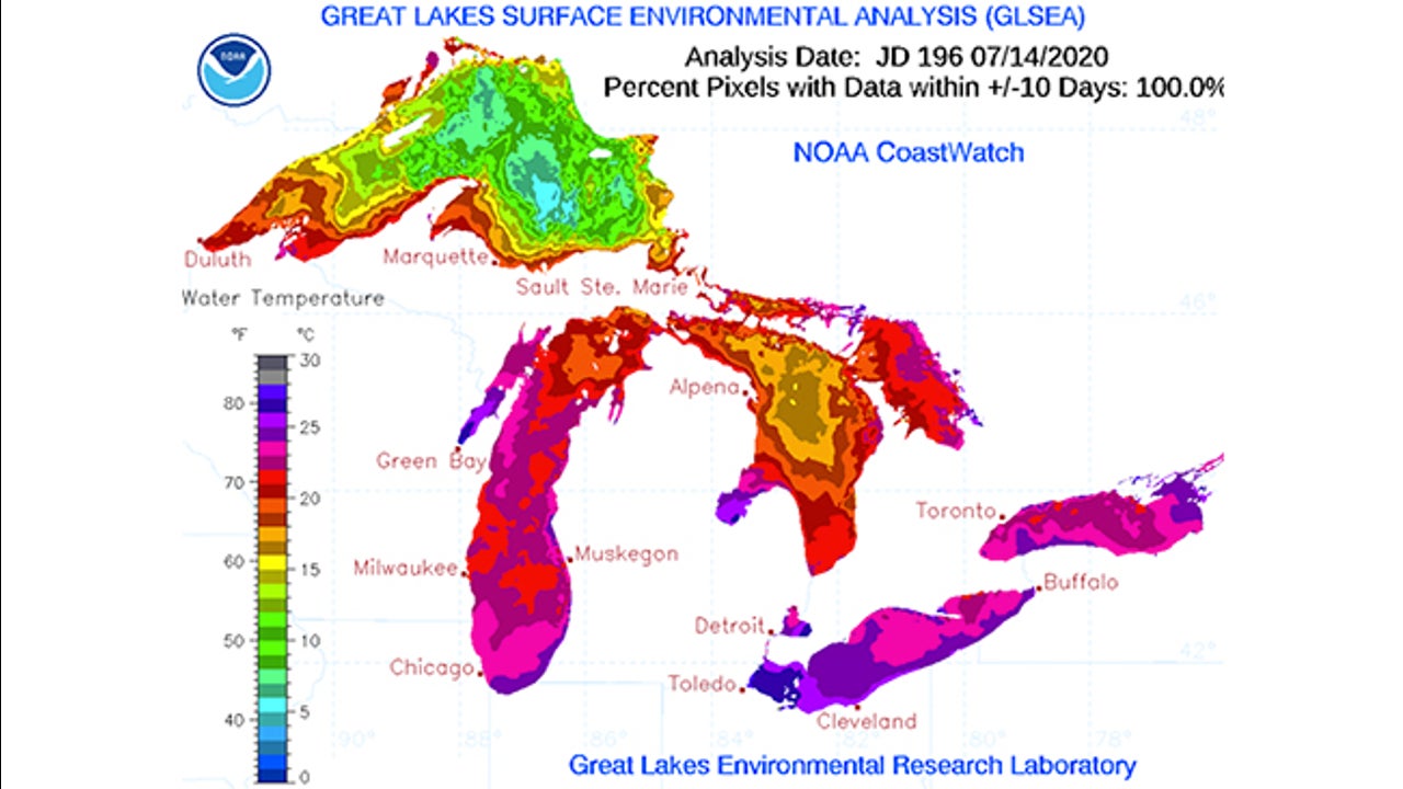 Great Lakes Are Record Warm Right Now Here S Why That Matters The Weather Channel Articles From The Weather Channel Weather Com