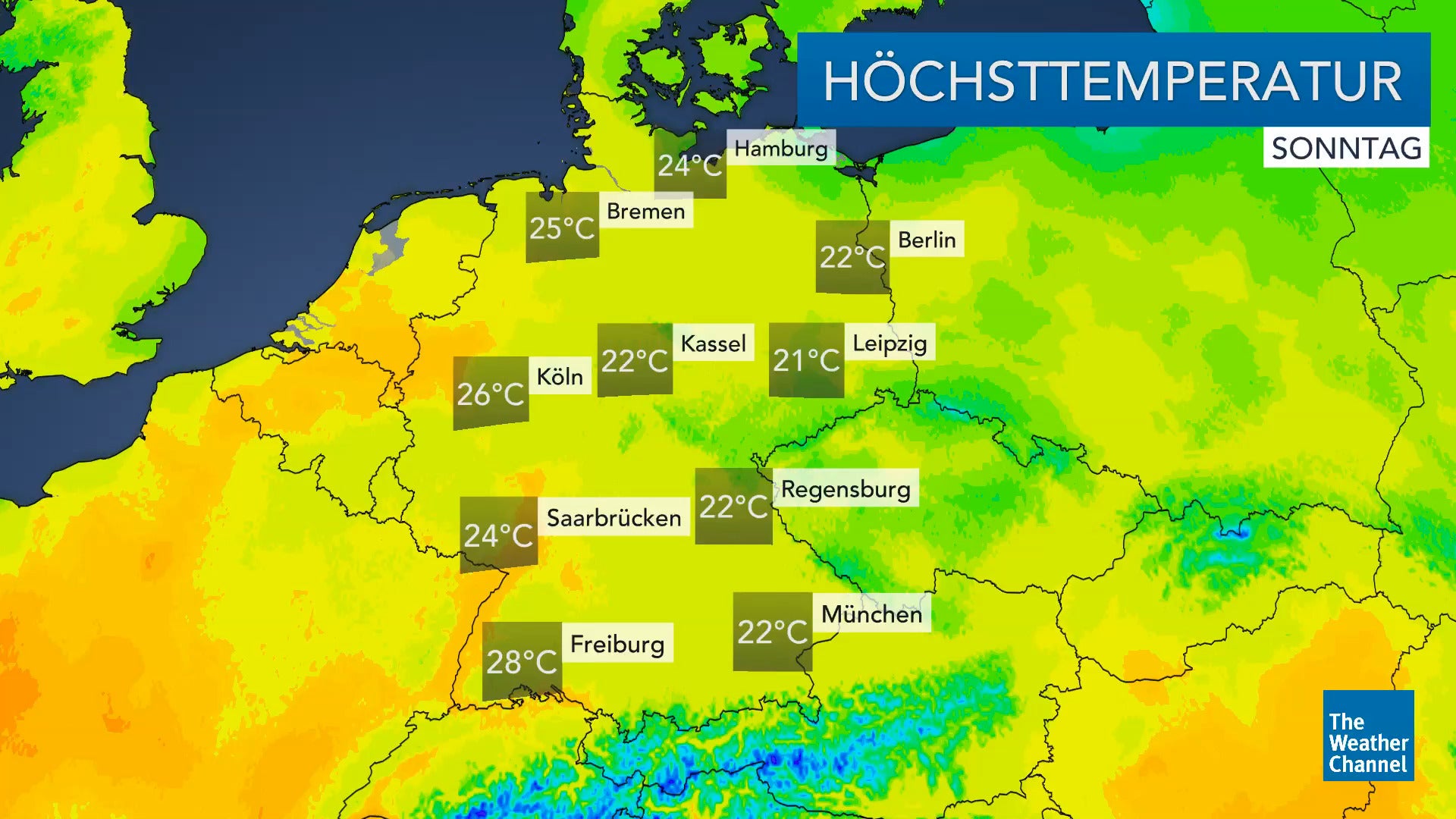 Wetter am Sonntag Hoch Quinlan verwöhnt uns mit Sonnenschein The