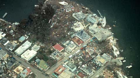 Hurricane Hugo devastated parts of the Caribbean in mid-September 1989 before it reached the coast of South Carolina.