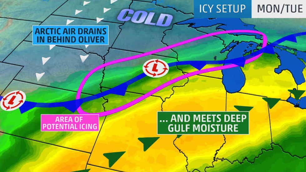 Winter Storm Oliver Will Hit US Midwest with Snow, Ice The Weather