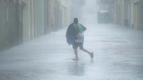 File photo of a typhoon period in China's Macao (Xinhua/Cheong Kam Ka/IANS)