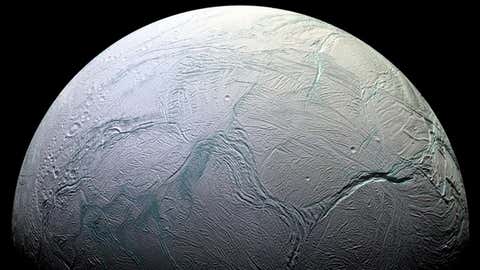 Saturnmond Enceladus. (NASA)