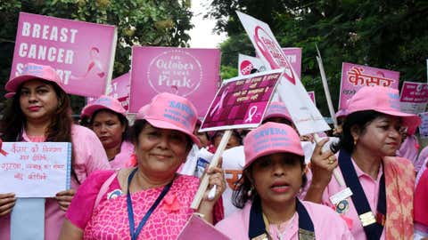 Breast Cancer Rally in Patna (IANS)