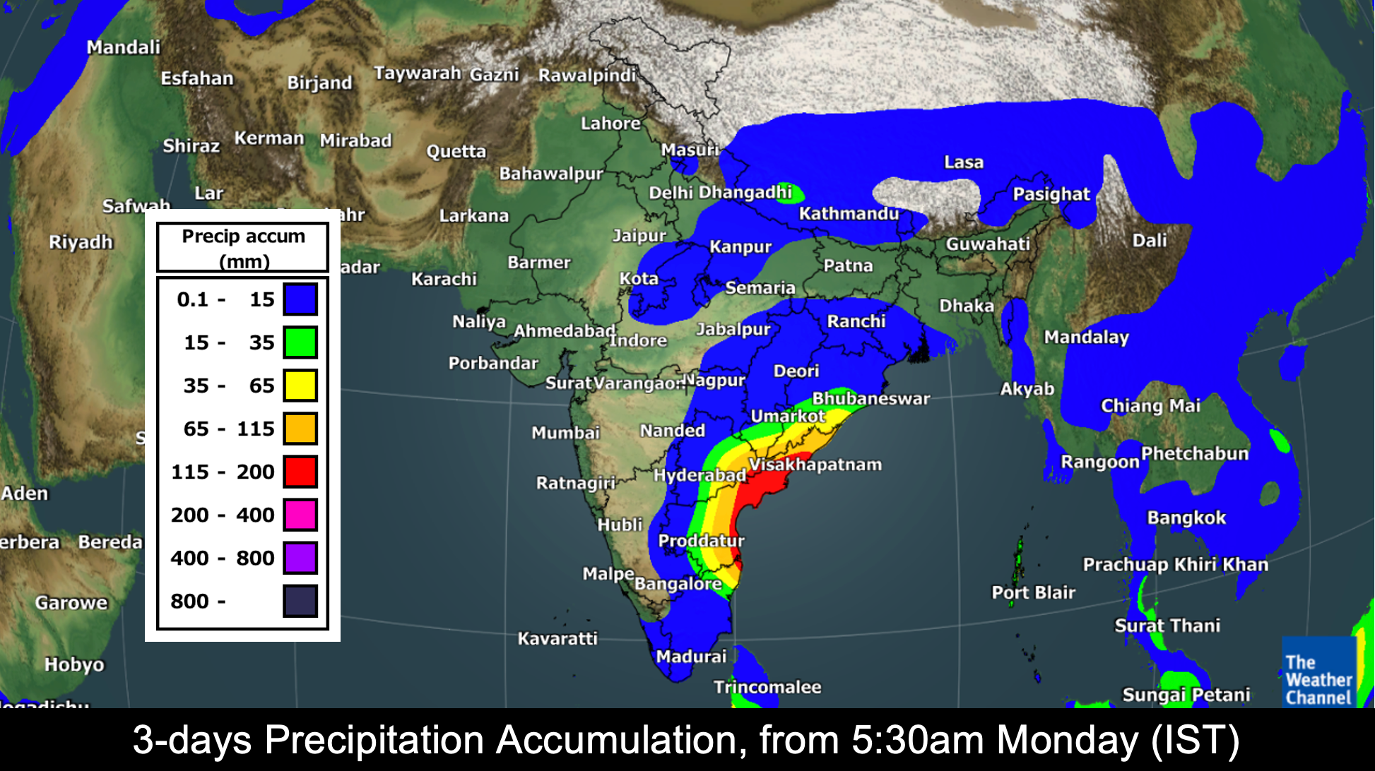 Severe Cyclonic Storm Michaung Begins Rampage in Tamil Nadu and Andhra
