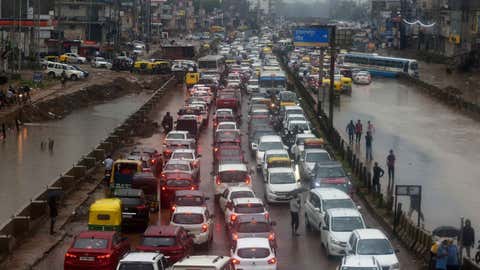 Heavy rain floods most areas of Delhi-NCR on Monday, July 19. (Indranil Das/BCCL, Delhi)