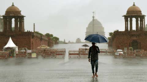 Delhi rain. (Piyal Bhattacharjee / BCCL, Delhi)