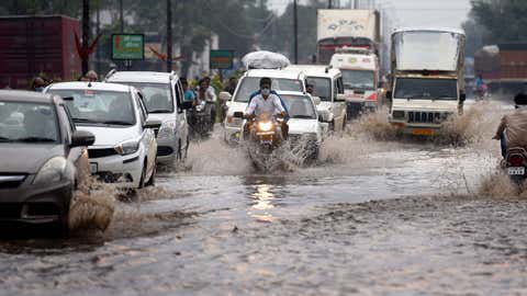 File photo: Heavy rains cause waterlogging in Indore, Madhya Pradesh (Pravin Barnale/BCCL Indore)