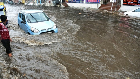 Most Delayed Monsoon Withdrawal On Record Northwest India Records 504 Excess Rainfall This Week The Weather Channel