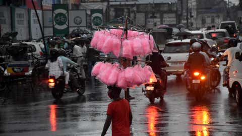 Heavy showers lash Ranchi, Jharkhand on October 1, 2020. (Mahadeo Sen/BCCL Ranchi)
