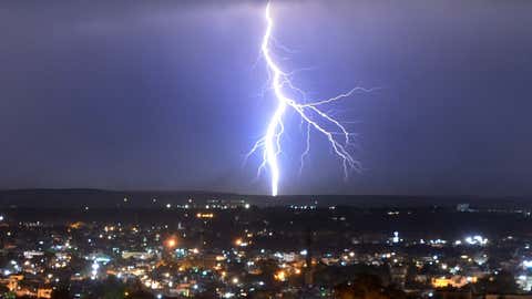 A lightning strike. (IANS)