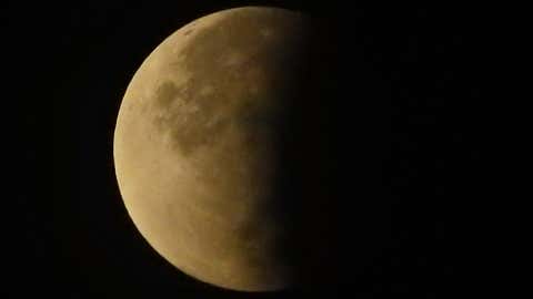 A partial lunar eclipse (Aniruddha Singh Dinore/BCCL)