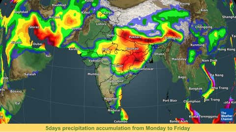 Rainfall accumulation. (TWC Met Team)