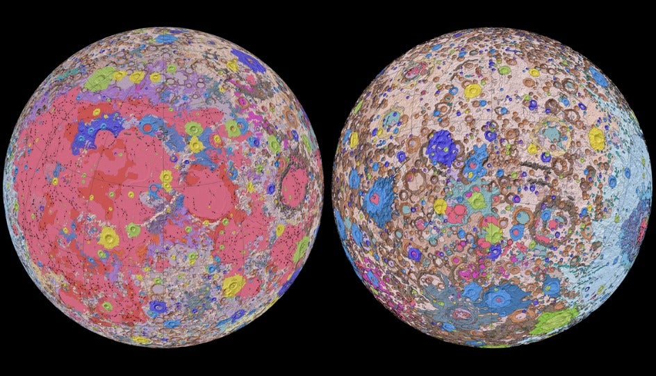 Surface Moon Maps