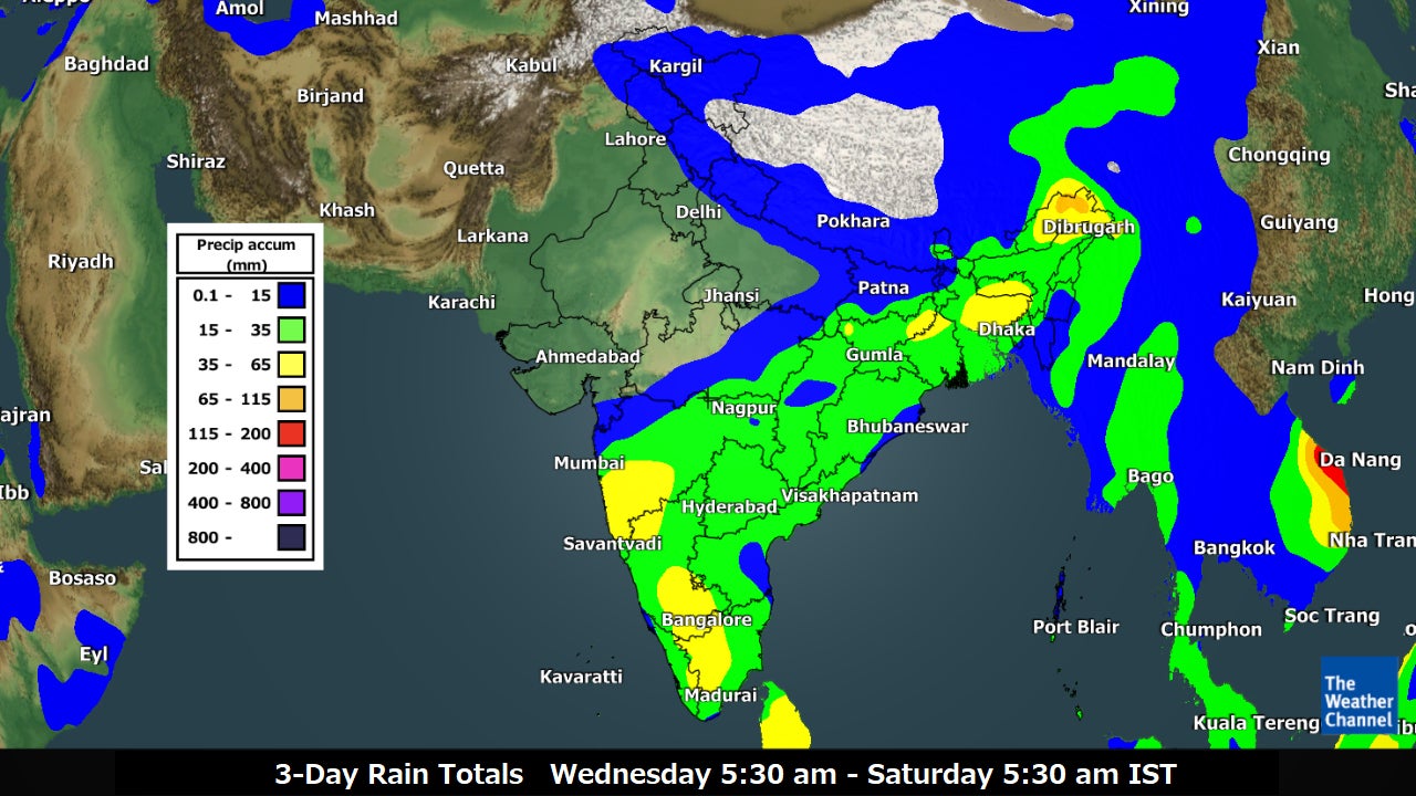 Weather Today (October 12) Widespread Rains and Thunderstorms to Lash