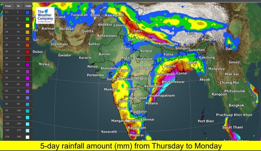 Gujarat Region To Experience Heavy Rains Up Haryana Delhi In For Isolated Rains With Thunderstorms The Weather Channel Articles From The Weather Channel Weather Com