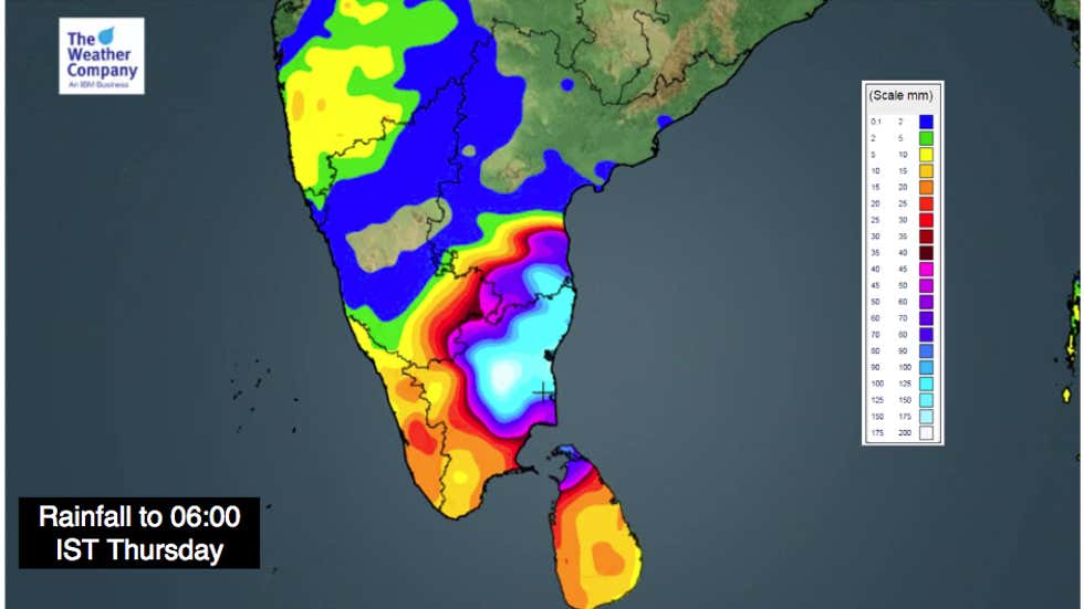 Heavy Rain Forecast for Coastal Tamil Nadu, Including Chennai The Weather Channel