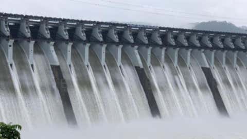 Rainfall induces increasing hydropower