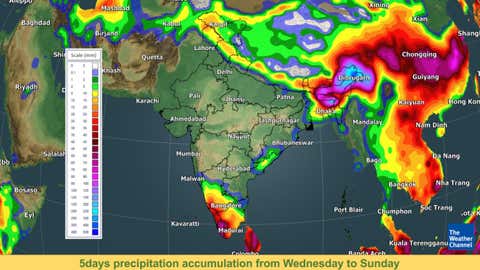 5 Day Precipitation Accumulation April 13