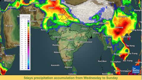 Total rain accumulation. (TWC Mate Team)