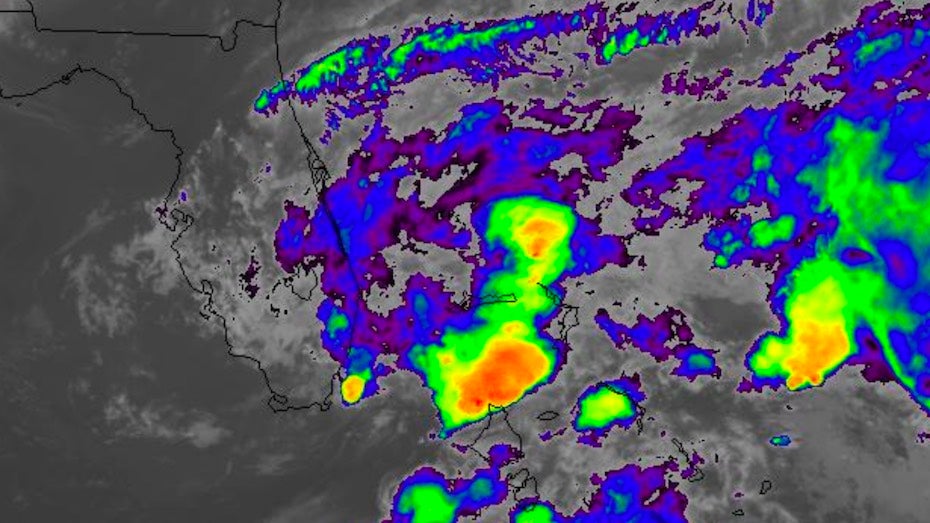 Infrared image of 90L at 0006Z 5/16/20