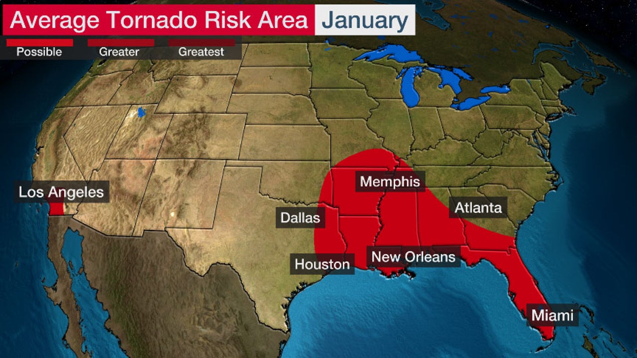 Your Average Tornado Risk By Month The Weather Channel Articles From The Weather Channel Weather Com Missouri Tornado Map Jan 2022