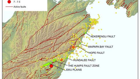 Nz Fault Pattern At Least Six Fault Lines Ruptured in New Zealand Quake | The Weather ...