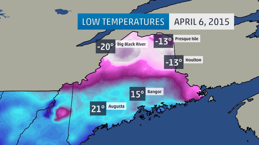 Did Maine See Its Coldest April Morning on Record? The Weather Channel