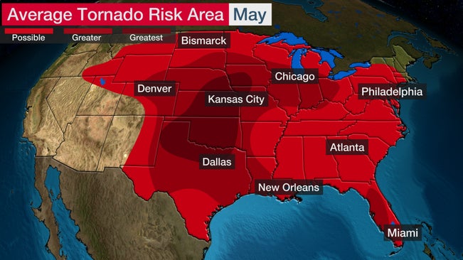2020 Had The Fewest May Tornadoes In The U S In 50 Years The Weather Channel Articles From The Weather Channel Weather Com Tornado Alley Map 2022