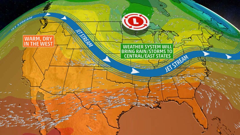 Memorial Day Forecast Stormy Weather Possible in East, South and