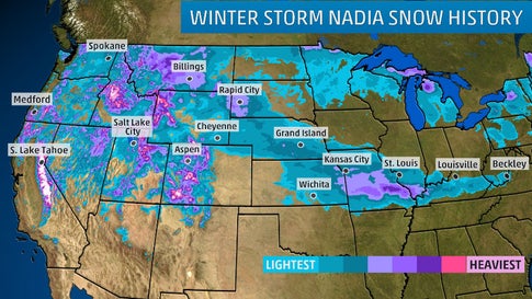 Winter Storm Nadia Impacted Travel In The Midwest After Bringing
